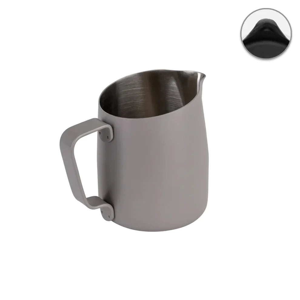 15OZ PEACH PUFF MILK PITCHER (SHARP SPOUT) – Coffee Now Today